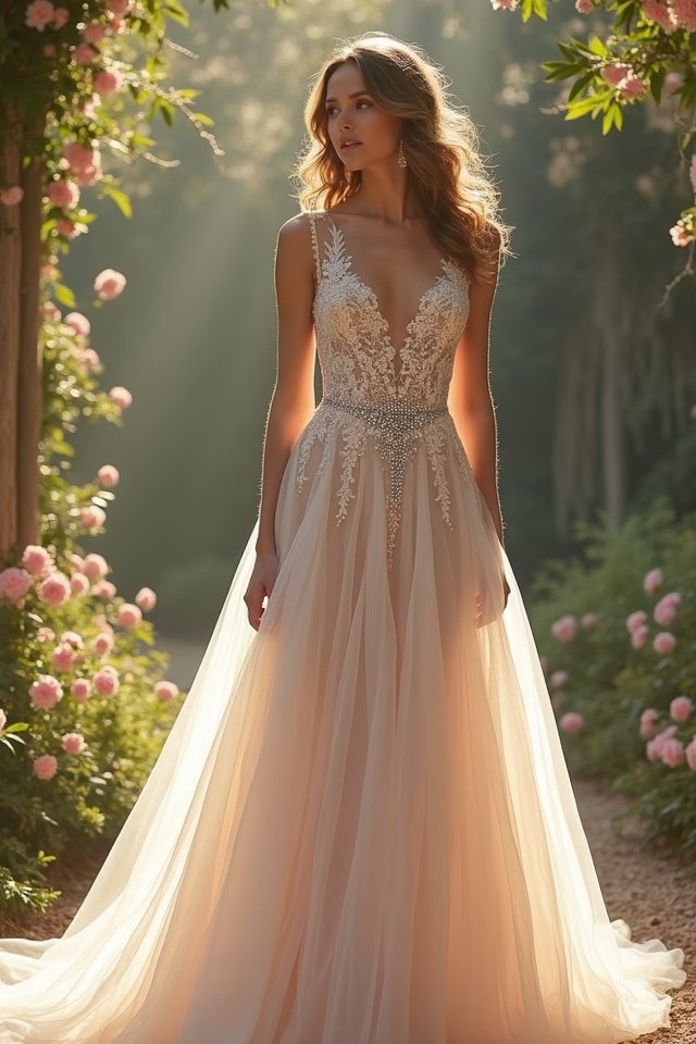enchanting twinkling ball gown