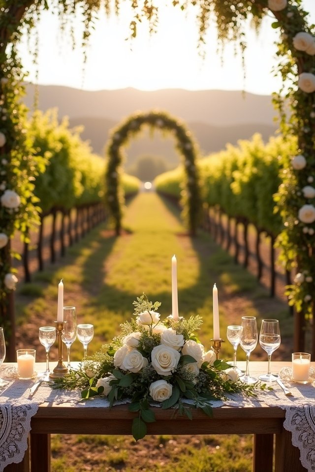 enchanting vineyard wedding bliss