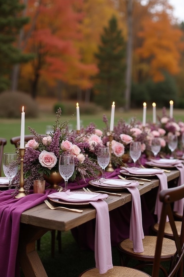 enchanting wedding color palette
