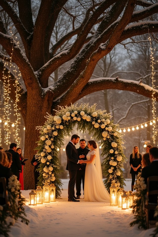 enchanting wedding light displays