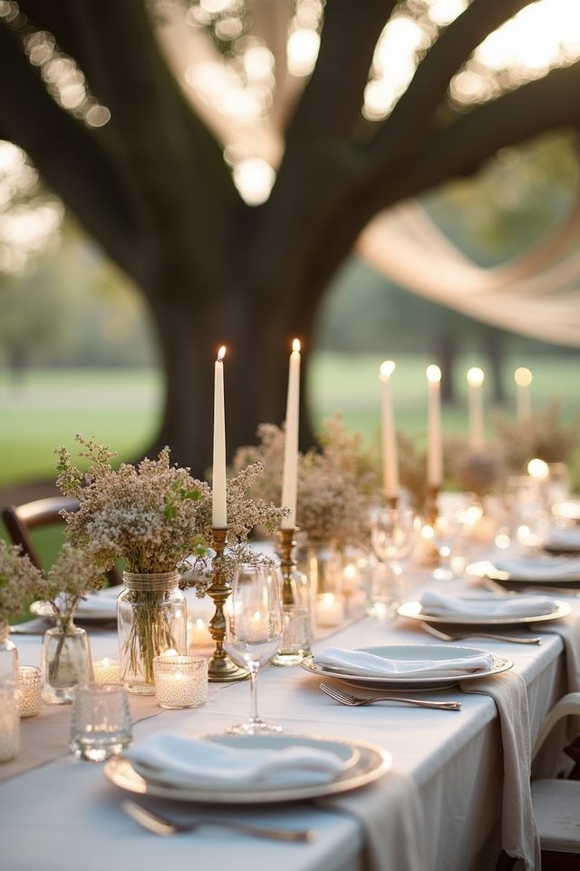 enchanting wedding lighting accents