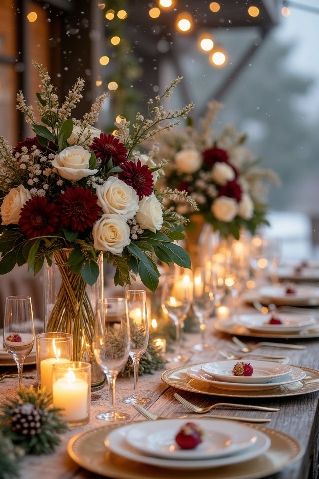 enchanting winter floral elegance