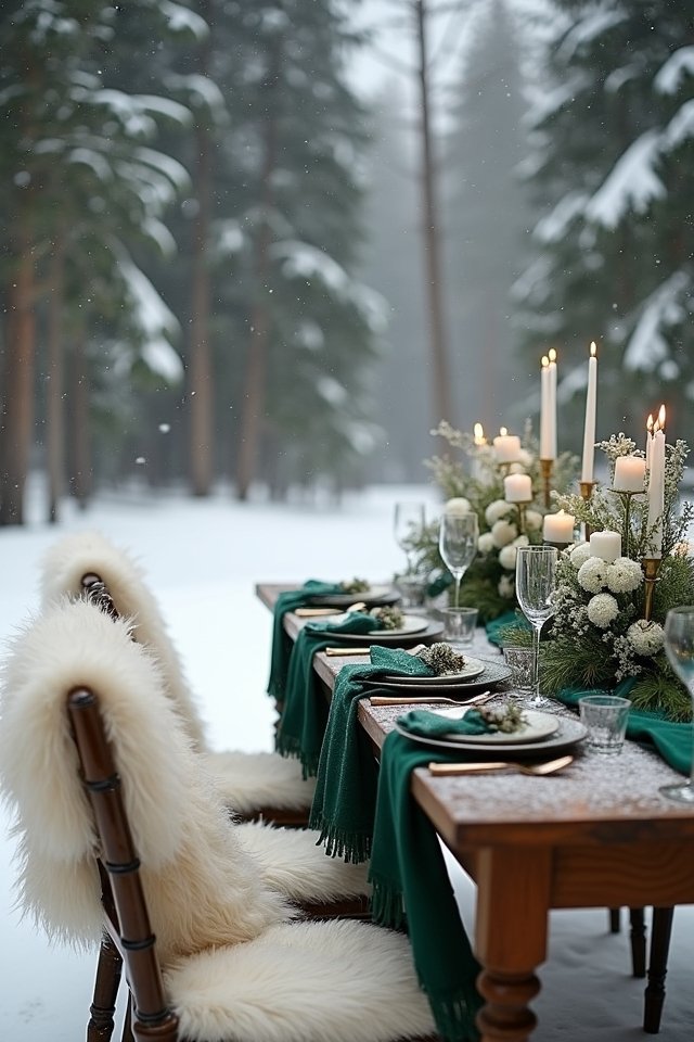 enchanting winter wedding palettes