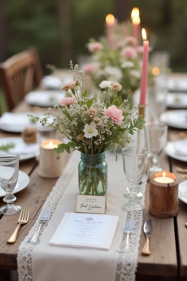 enchanting woodland wedding decor