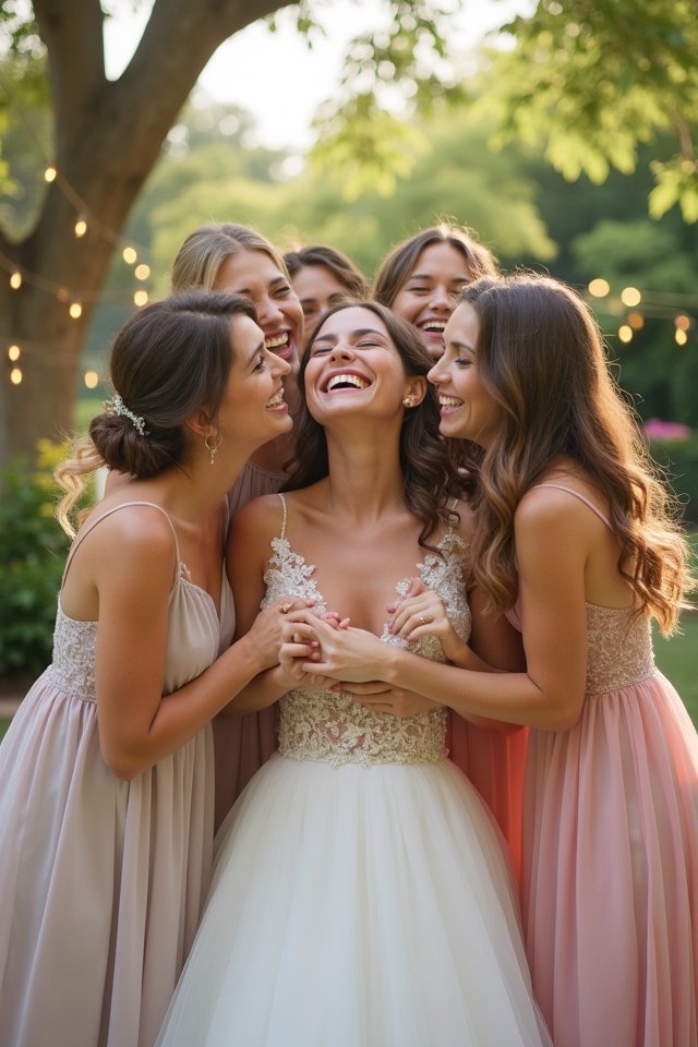 energetic group hug celebration