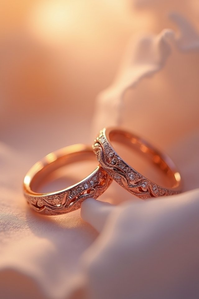 eternal love in rose gold