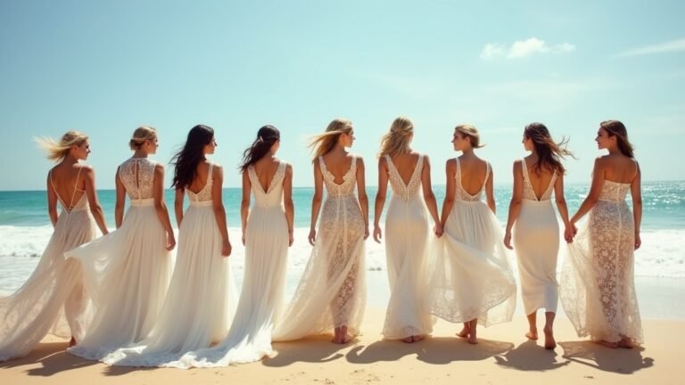 ethereal beach wedding dresses