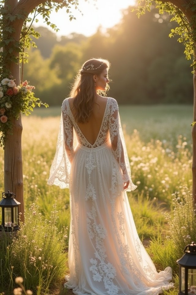 ethereal beauty in lace