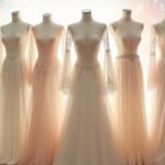 ethereal bell sleeve gowns