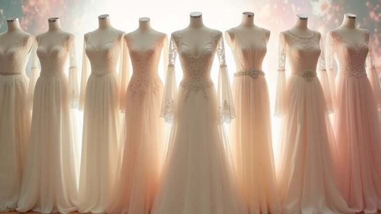 ethereal bell sleeve gowns