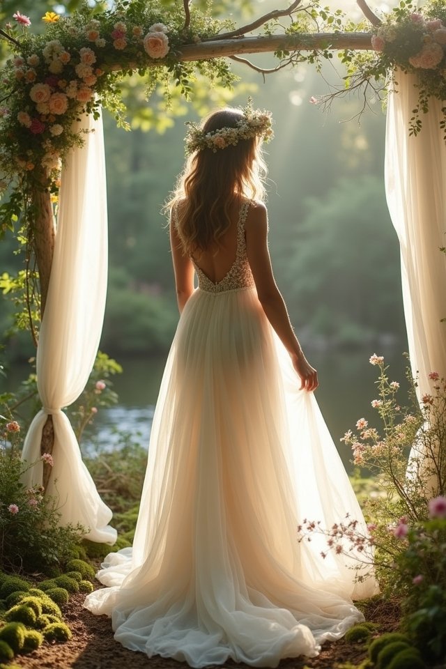 ethereal bridal gown accessories