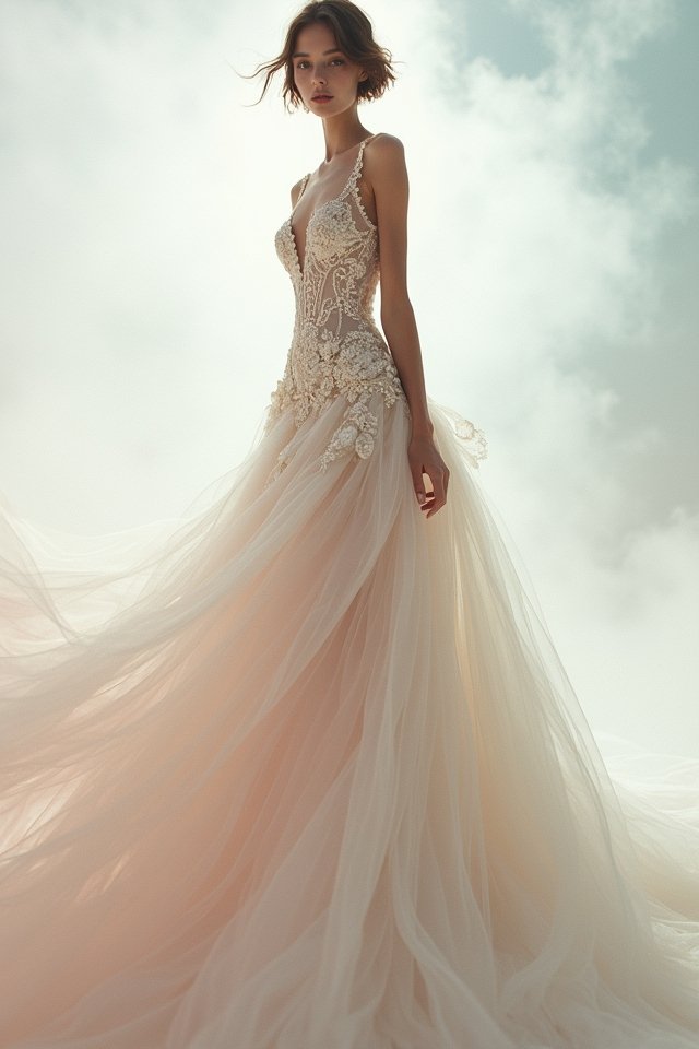 ethereal bridal layering techniques