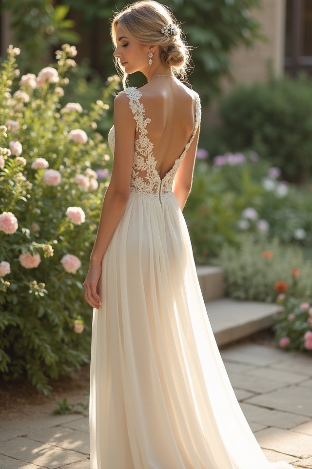 ethereal chiffon wedding elegance