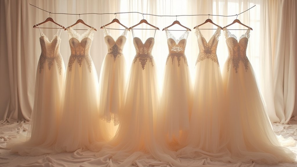 ethereal corset wedding dresses
