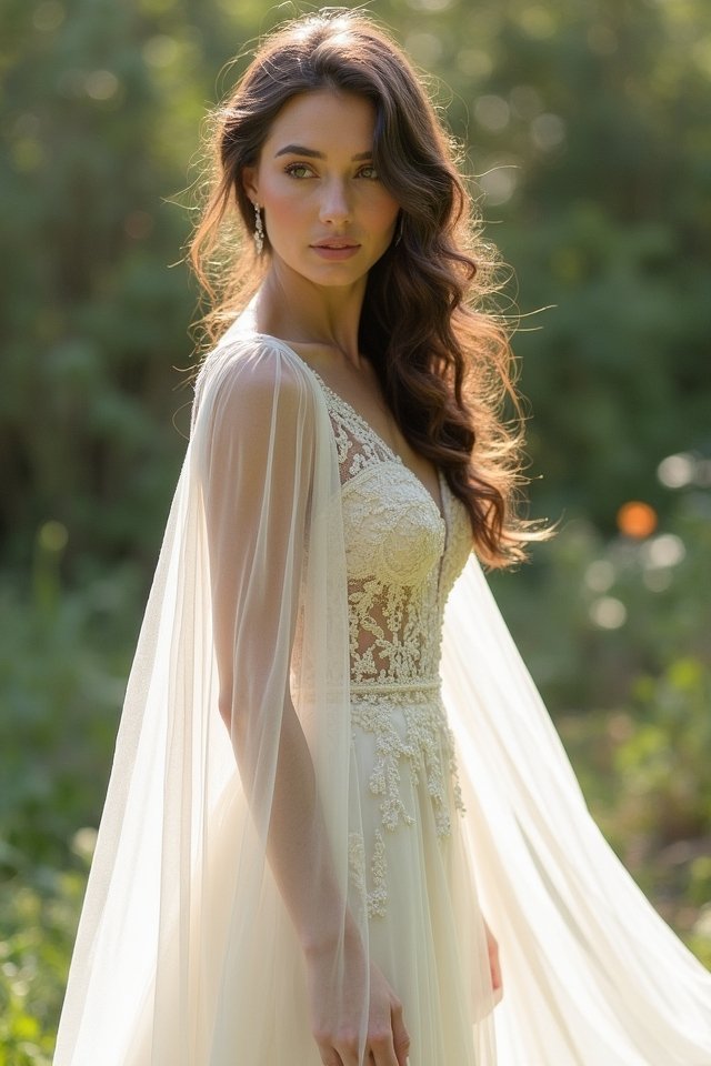 ethereal elegance with capes