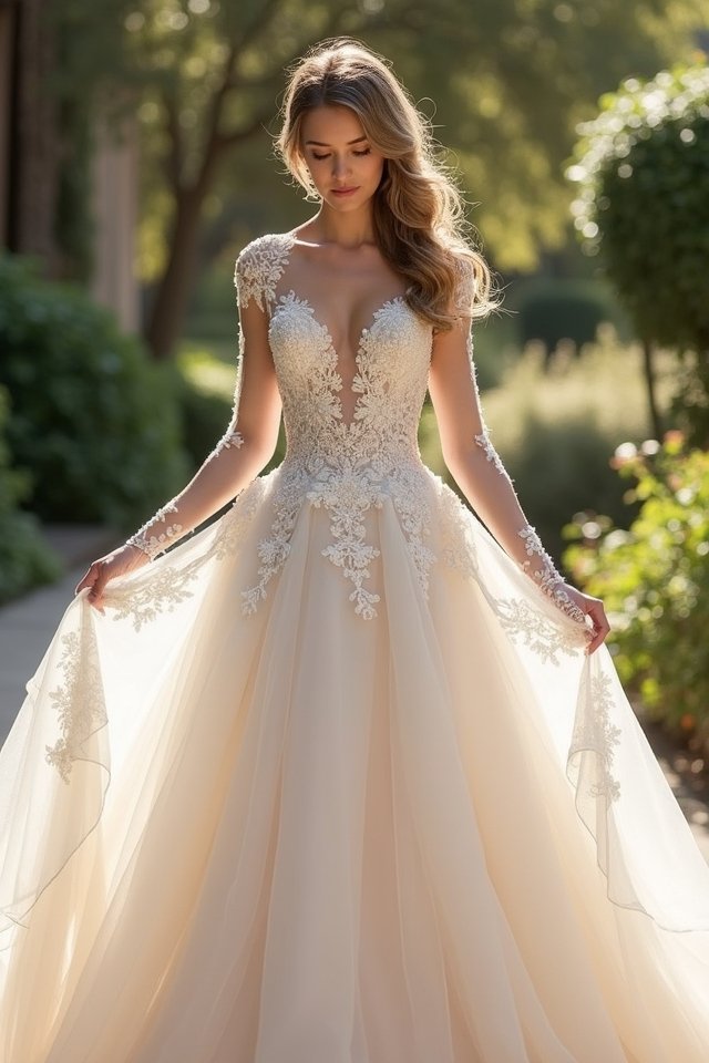 ethereal fairy tale gown