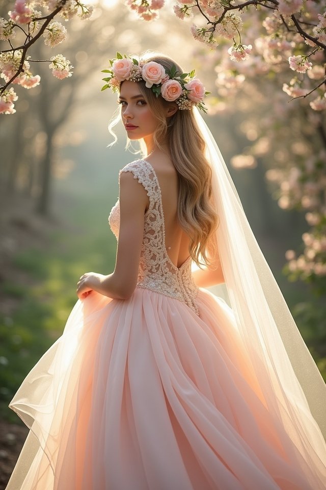 ethereal floral wedding details