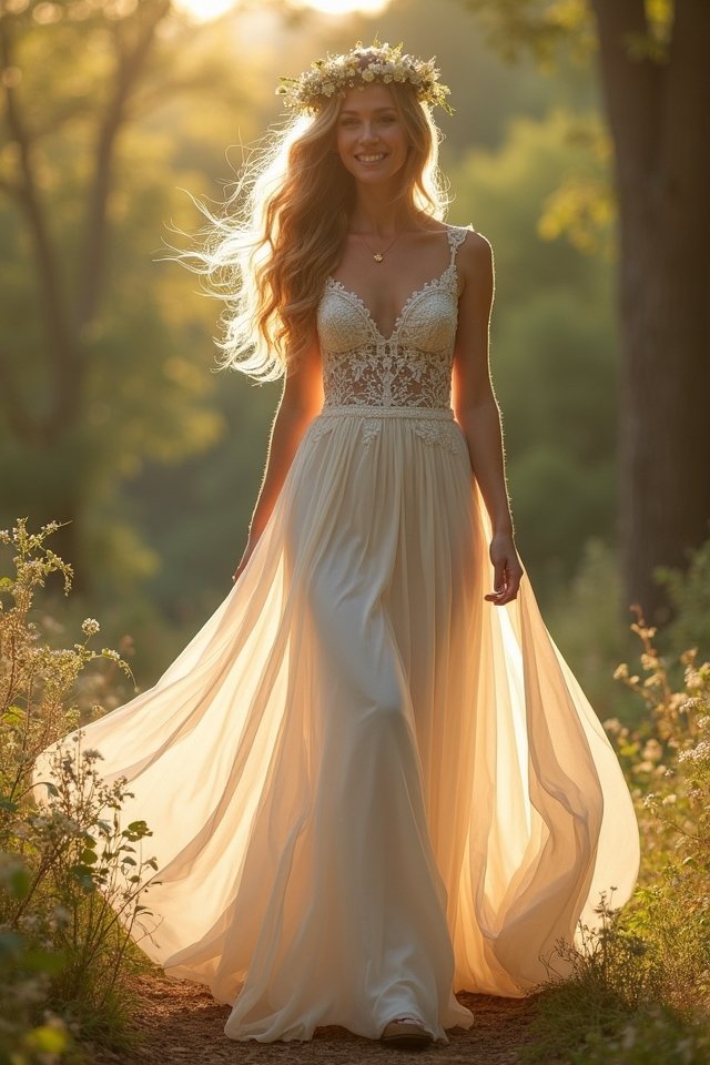 ethereal flowing maxi dresses