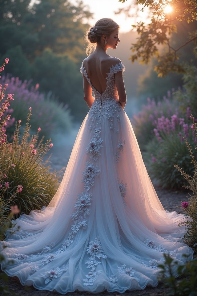 ethereal gowns with modernity
