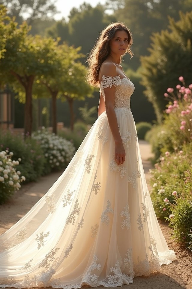 ethereal lace wedding details