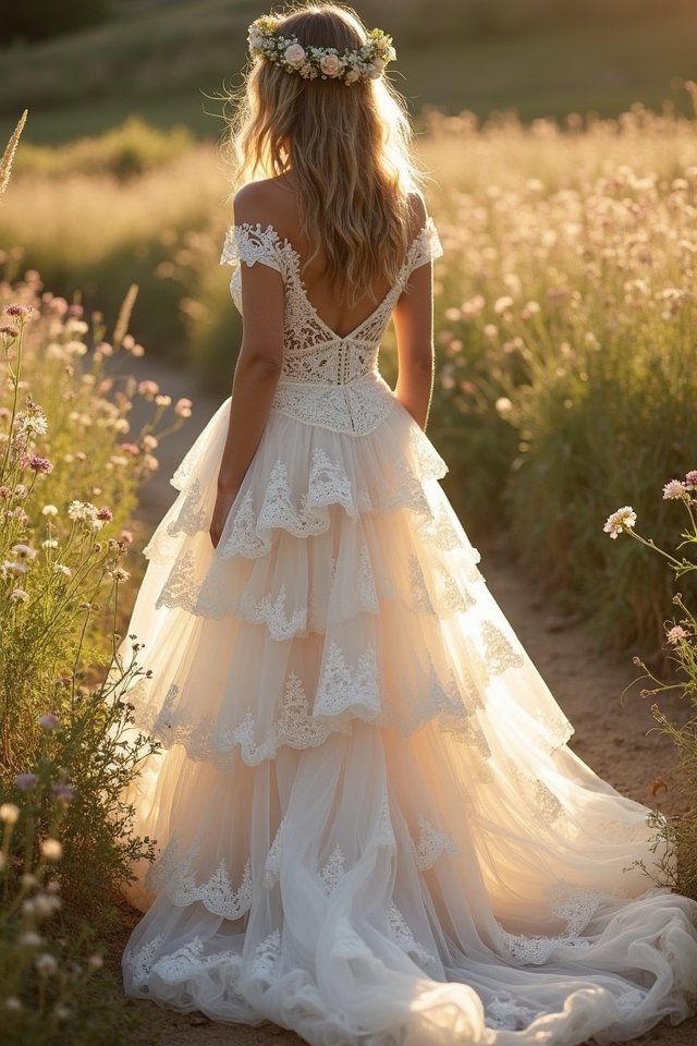 ethereal layered skirt magic