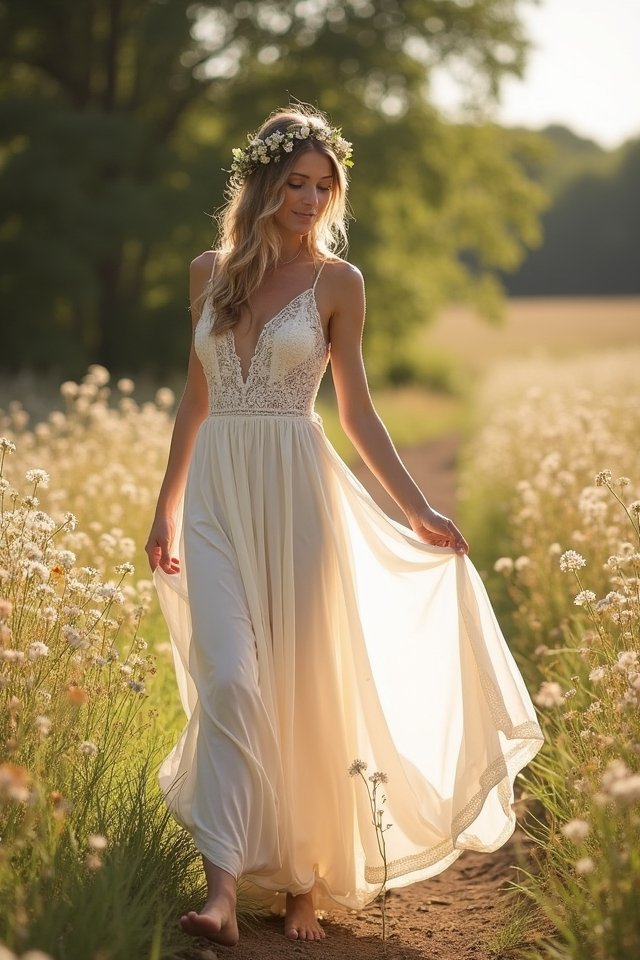 ethereal maxi gown elegance