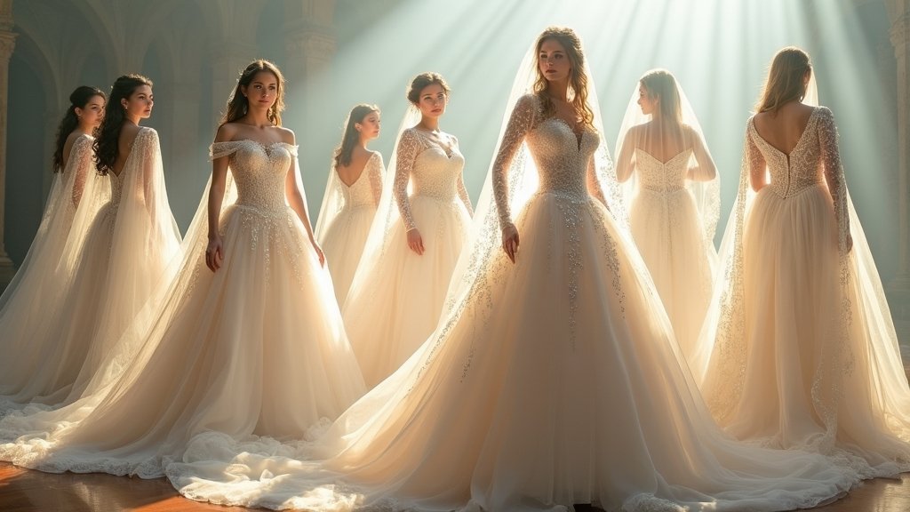 ethereal princess wedding dresses
