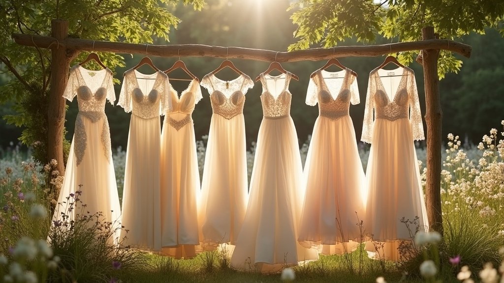 ethereal rustic wedding dresses