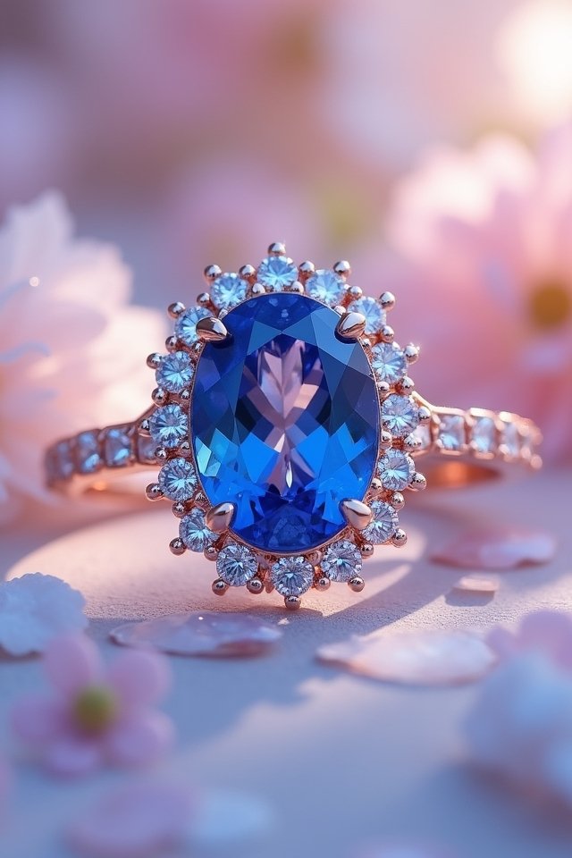 ethereal sapphire diamond ring