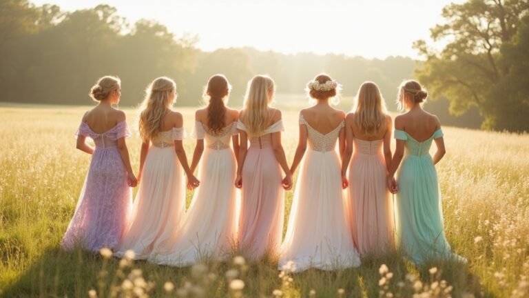 ethereal spring wedding attire
