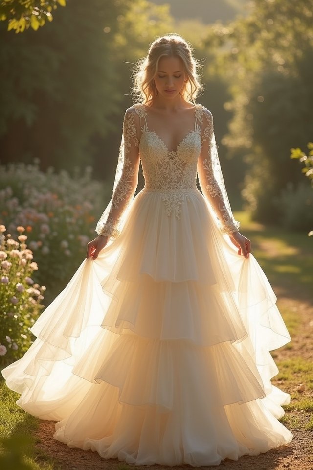 ethereal tulle dress enchantment
