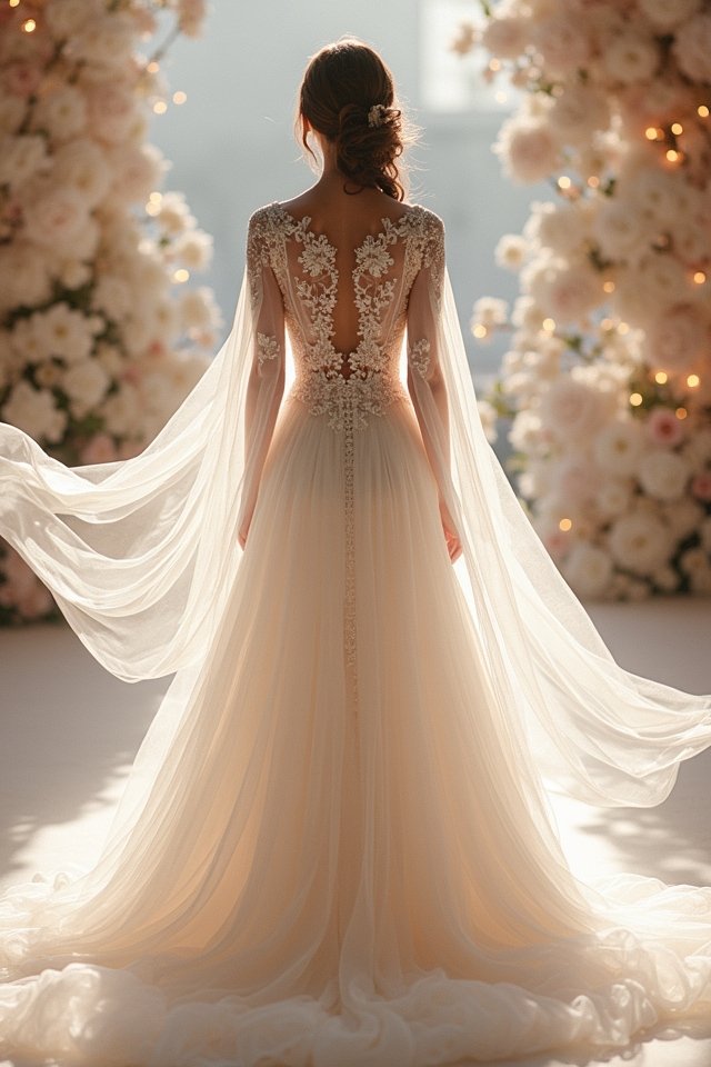 ethereal wedding capes elevate