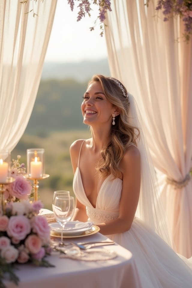 ethereal wedding color combinations