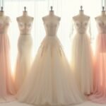 ethereal wedding gown sleeves