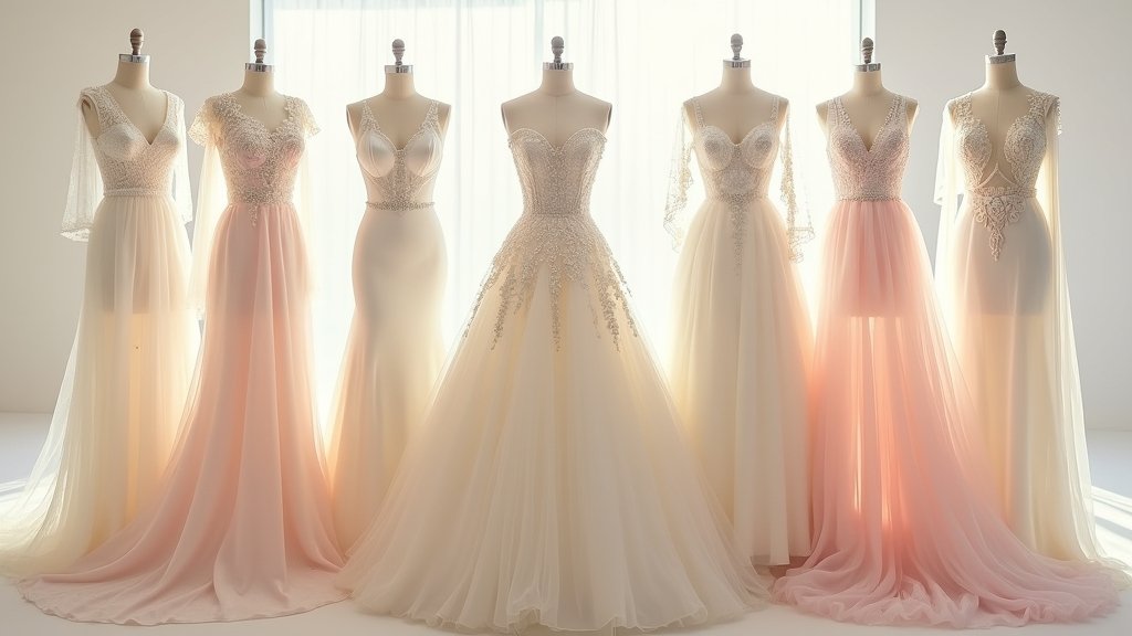 ethereal wedding gown sleeves