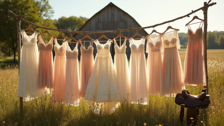 ethereal western wedding dresses