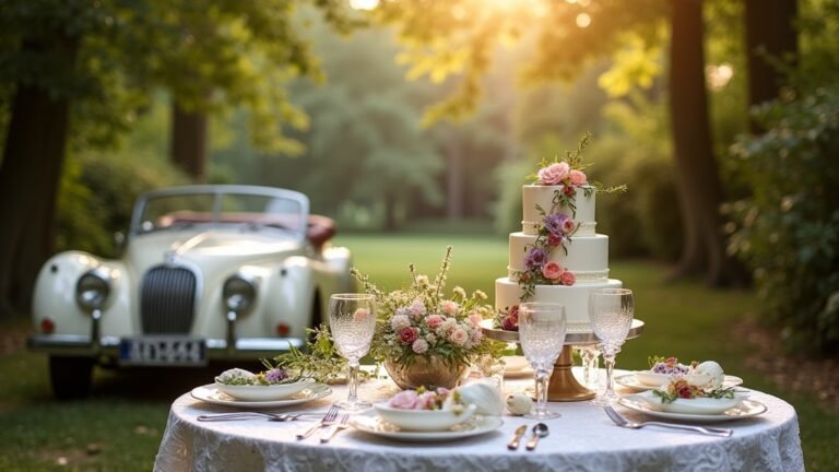 european classic wedding details