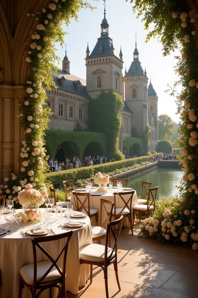 fairy tale castle wedding