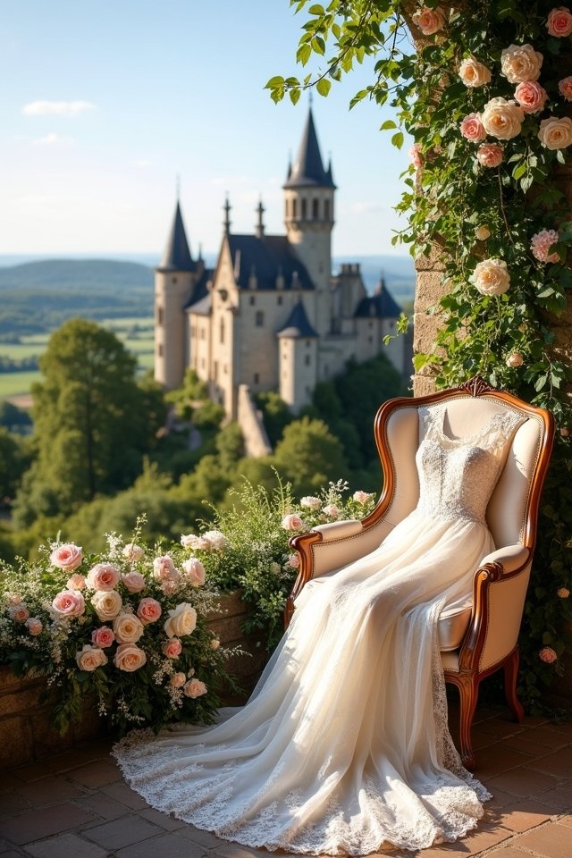 fairy tale castle wedding