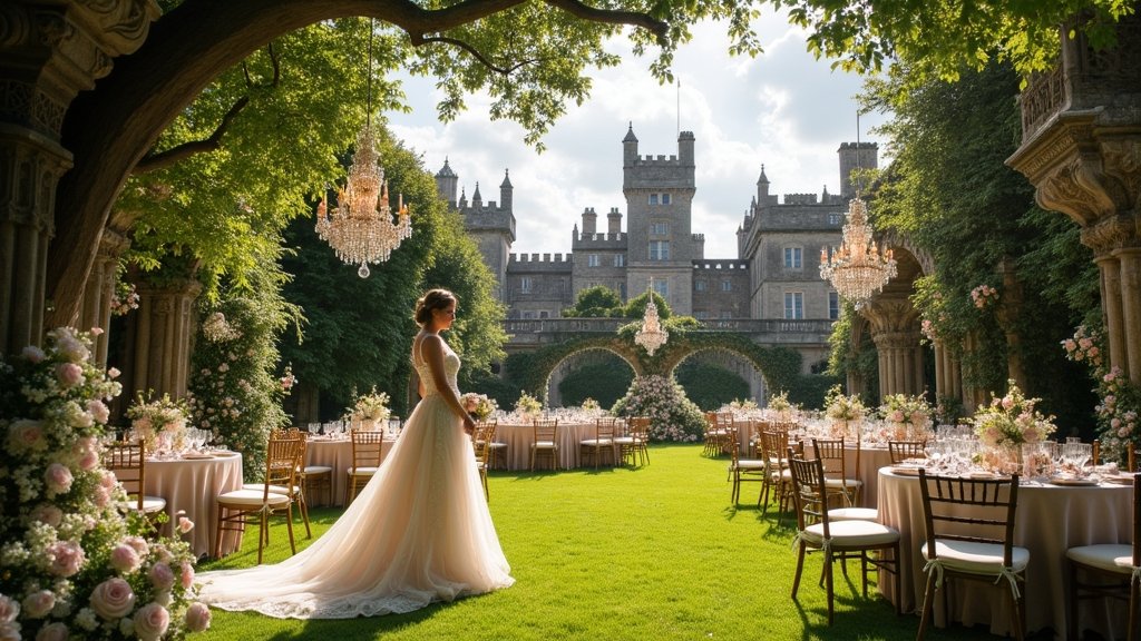 fairytale castle wedding aesthetics