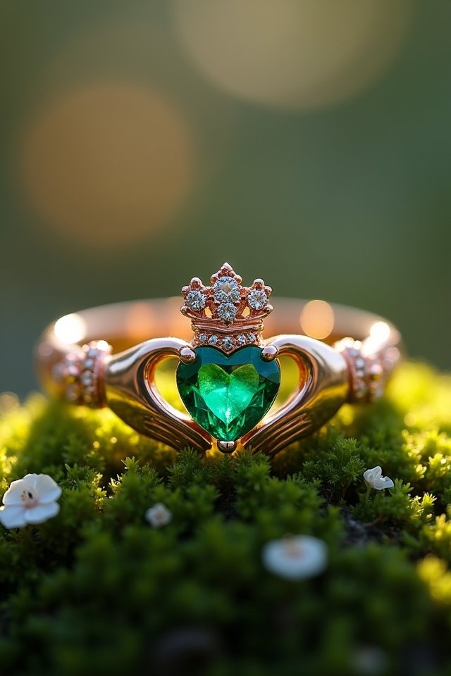 fairytale inspired claddagh ring