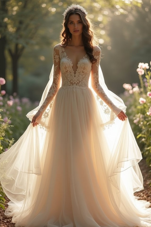 fairytale tulle gown elegance