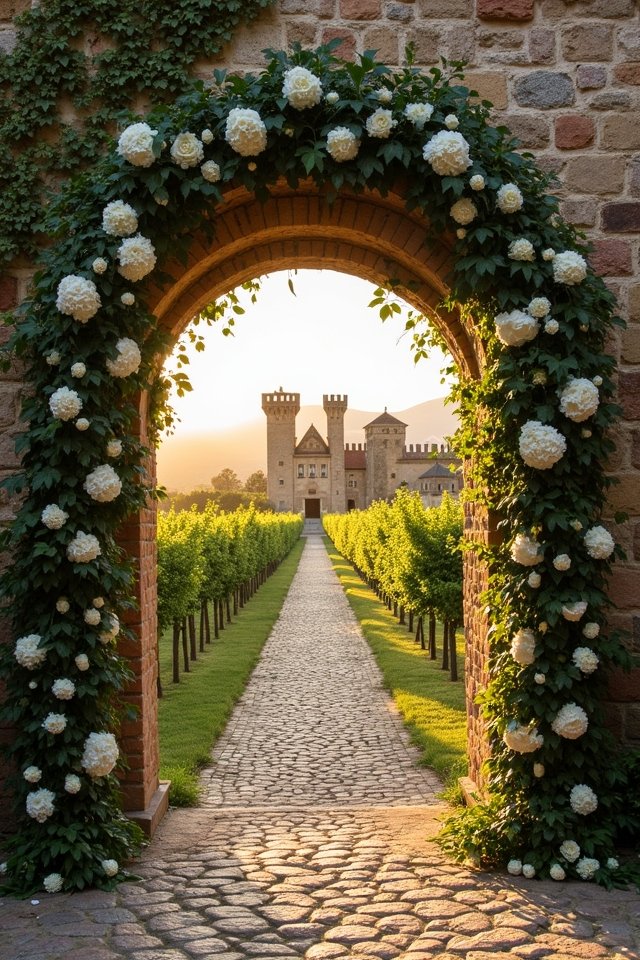 fairytale tuscan castle wedding