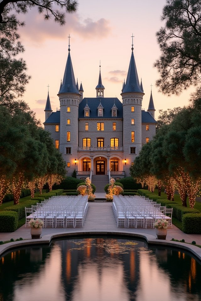 fairytale wedding at castle