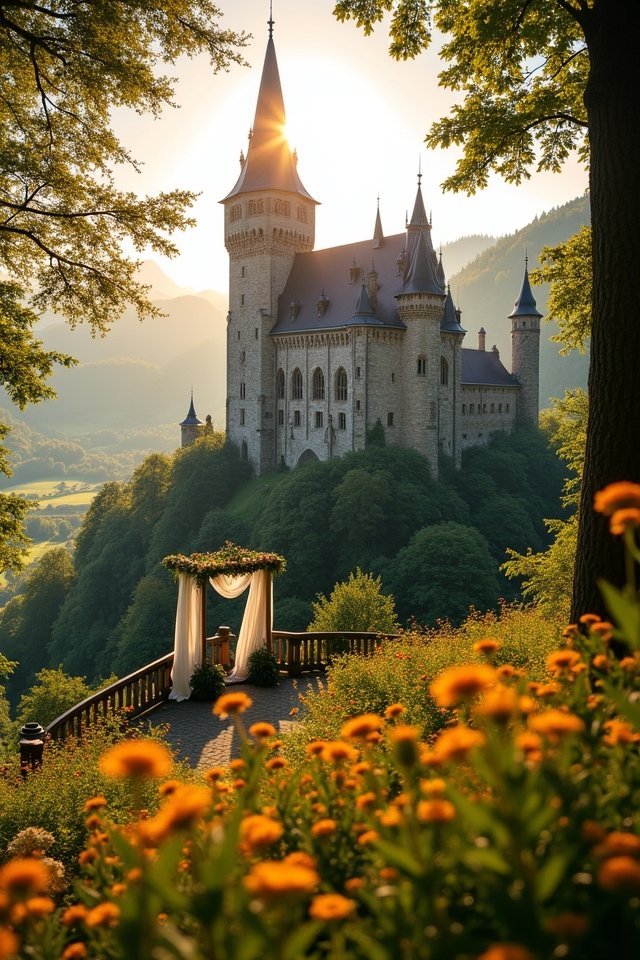 fairytale wedding at hohenzollern