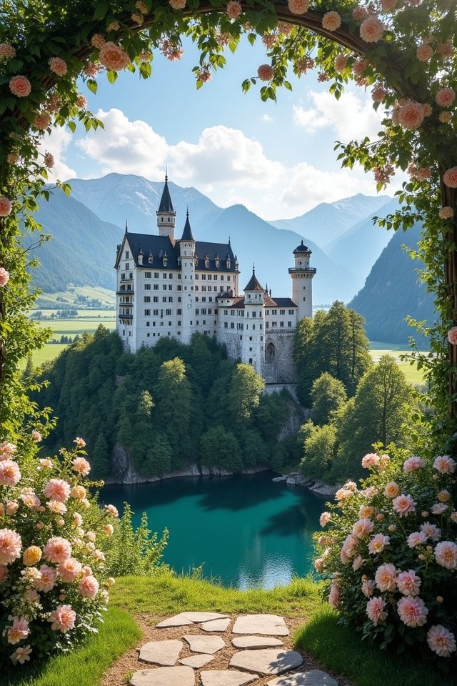 fairytale wedding at neuschwanstein