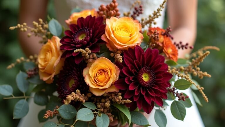 fall wedding bouquet ideas