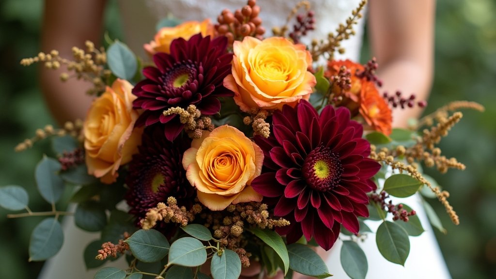 fall wedding bouquet ideas
