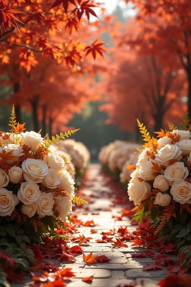 fall wedding floral elegance