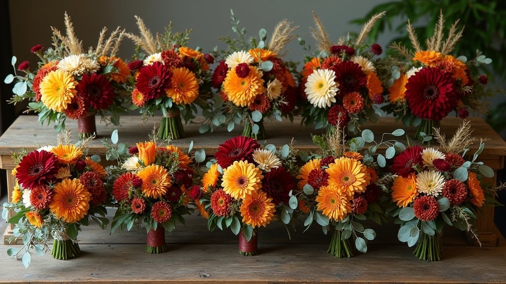 fall wedding flower arrangements